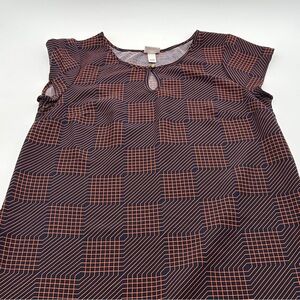 Merona Knee length Pattern Dress women’s size‎ Medium